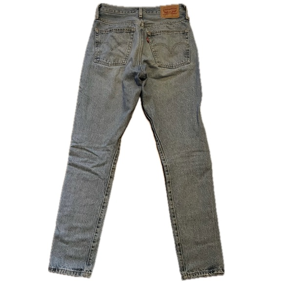 Levi’s • 501 S • Skinny • Women’s • Jeans • 25 X 30 • Button Fly • Distressed • - Picture 8 of 10